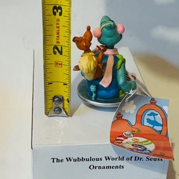 Cat in Hat Christmas Ornament Dr Seuss Midwest Yurtle Turtle Wubbulous Figurine - Picture 3 of 4